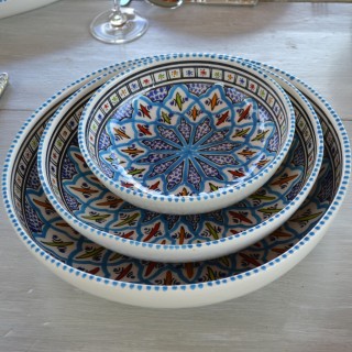 Jatte Bakir turquoise - D 31 cm