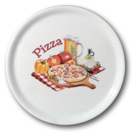 Assiette à pizza Venise - D 31 cm - Napoli