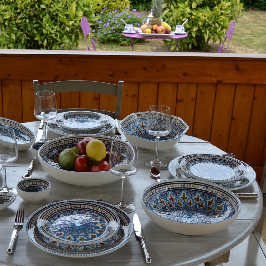 Jatte Bakir turquoise - D 26 cm