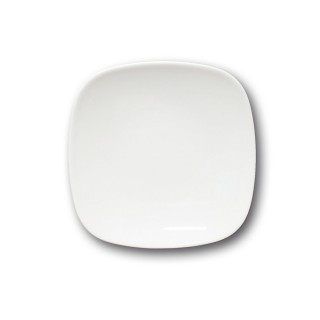 Assiette à dessert porcelaine blanche - L 21 cm - Danubio