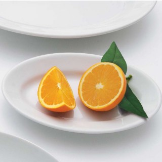 Assiette à dessert porcelaine blanche - D 20 cm