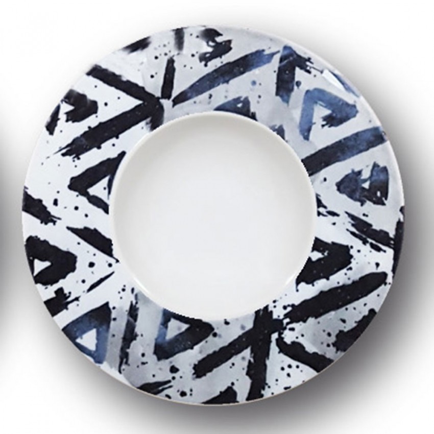 Lot de 6 assiettes à risotto Salsiccia - D 27,5 cm - Napoli