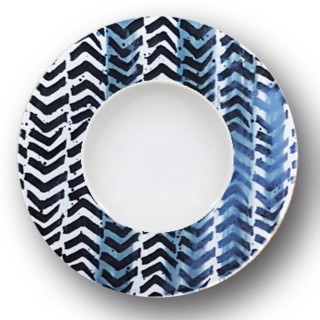 Lot de 6 assiettes à risotto Tonno - D 27,5 cm - Napoli