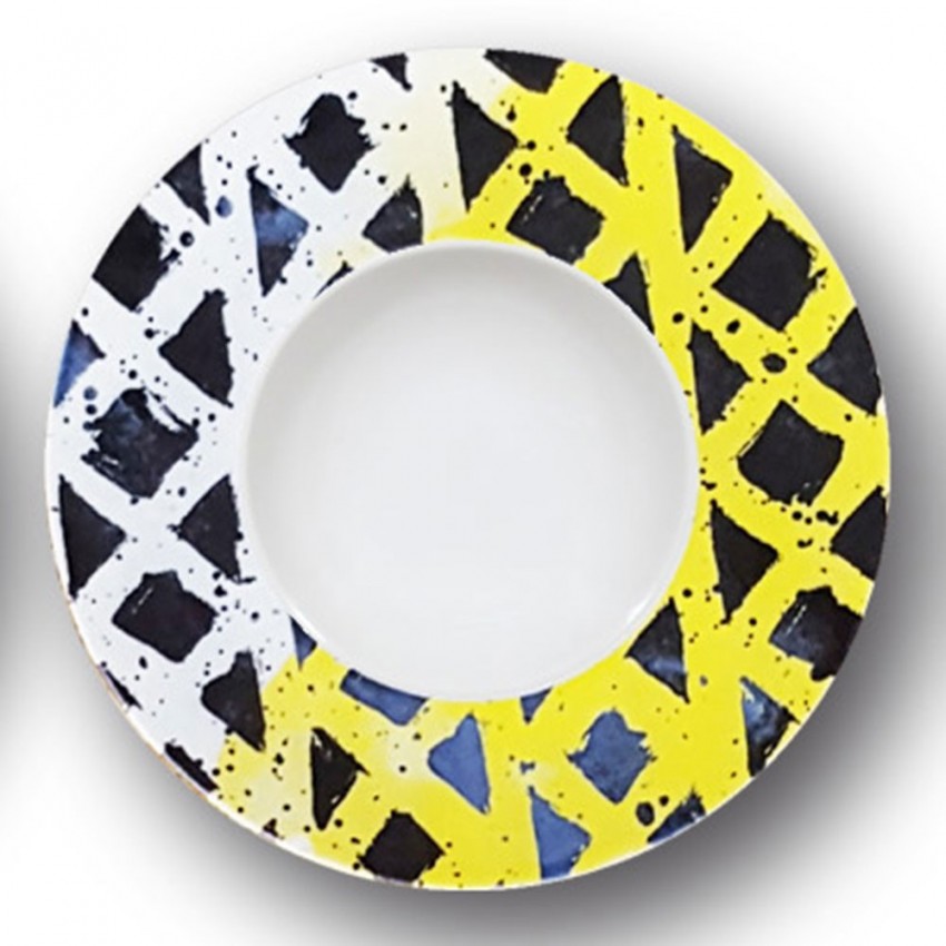 Lot de 6 assiettes à risotto Sole - D 27,5 cm - Napoli