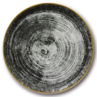 Assiette à pizza Black Round -D 31 cm