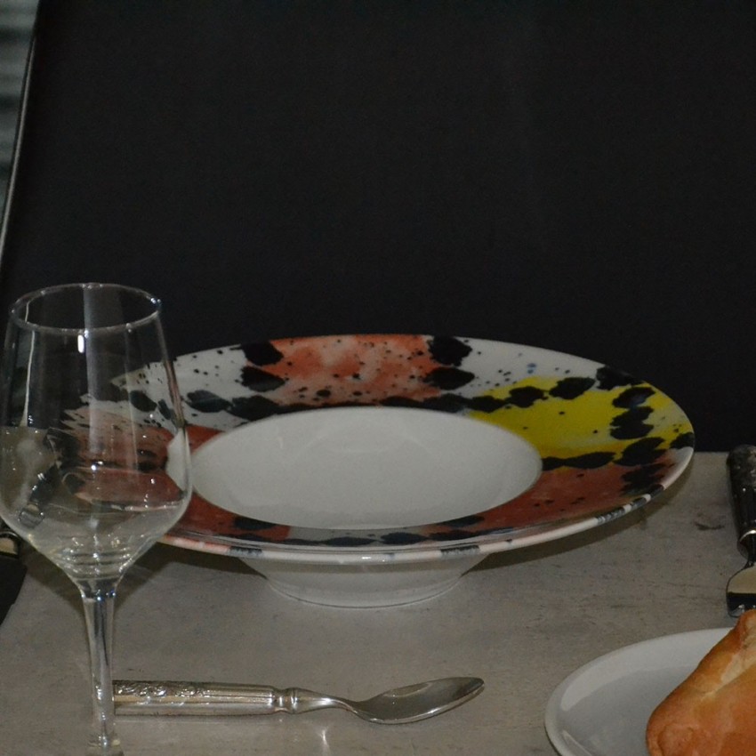 Lot de 6 assiettes à risotto Salame - D 27,5 cm - Napoli