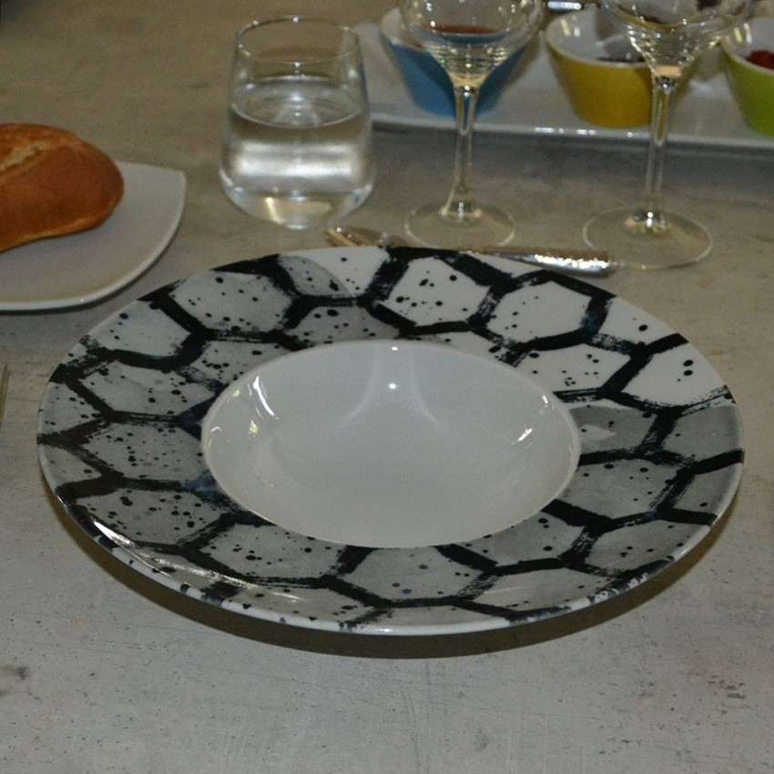 Lot de 6 assiettes à risotto Zuppa - D 27,5 cm - Napoli