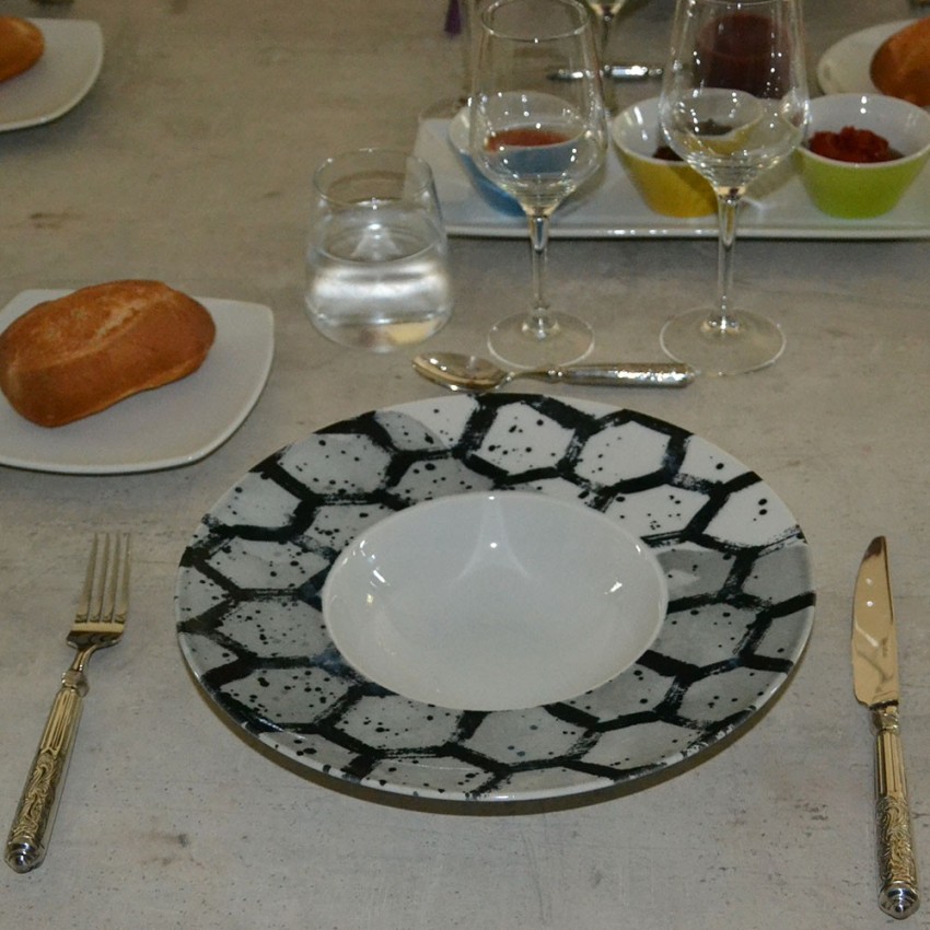 Lot de 6 assiettes à risotto Zuppa - D 27,5 cm - Napoli