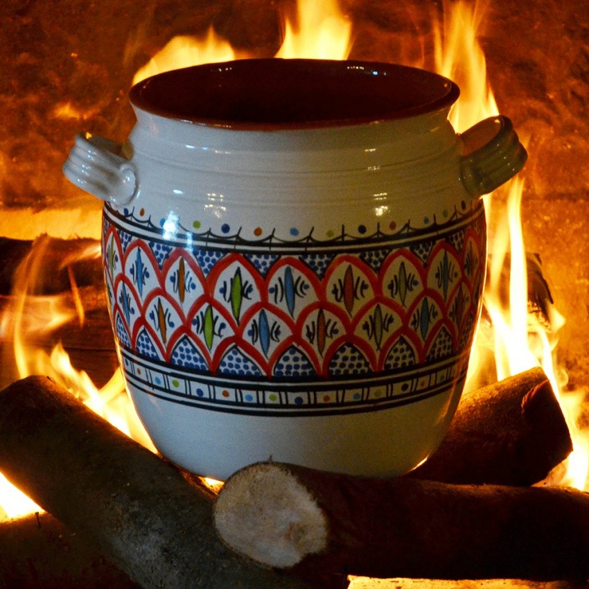 Couscoussier de cuisson - Petit Modèle - Bakir Rouge