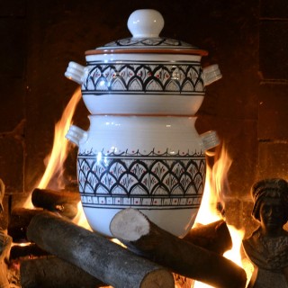 Couscoussier de cuisson - Grand Modèle - Bakir Gris