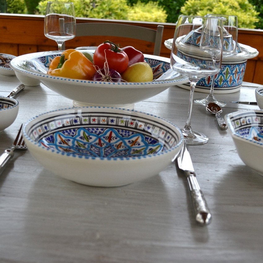 Cocotte Querouana Bakir turquoise - D 25 cm