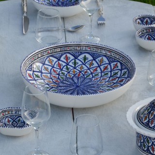 Jatte Bakir bleu - D 26 cm