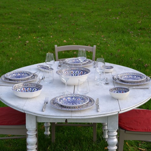Service de table Bakir bleu - 6 pers