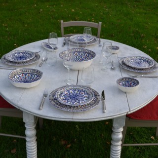 Service de table Bakir bleu - 8 pers