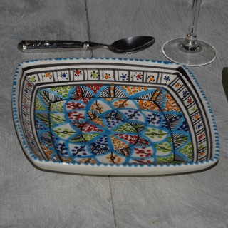 Lot de 6 assiettes creuses carrées Bakir Royal - D 20 cm