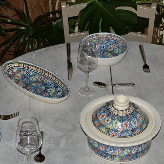 Service à soupe avec Querouana Bakir Royal - 8 pers