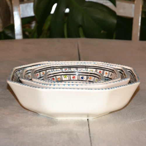 Plat octogonal Bakir Royal - L 20 cm 2