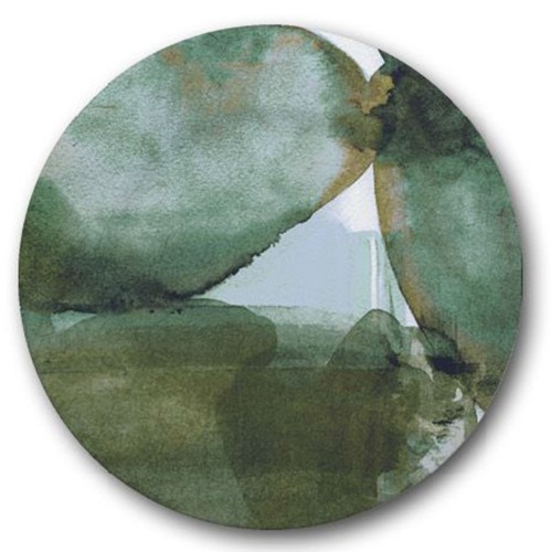 Plat de service Green Tiffany - D 31 cm 2