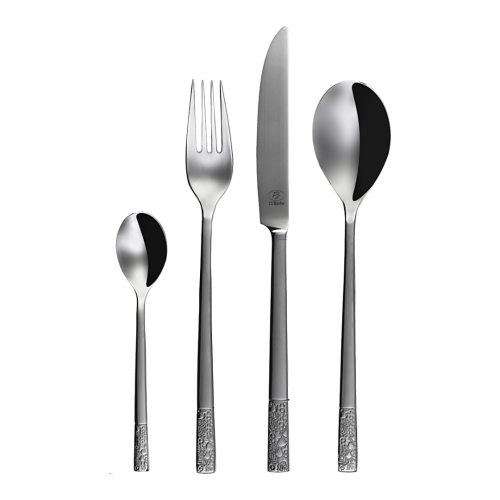 Ménagère 6 personnes en inox 24 pièces Fiori 2