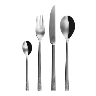 Ménagère 6 personnes en inox 24 pièces Fiori