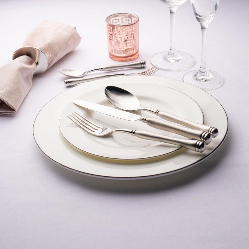 Couverts x 6 personnes en inox Eva