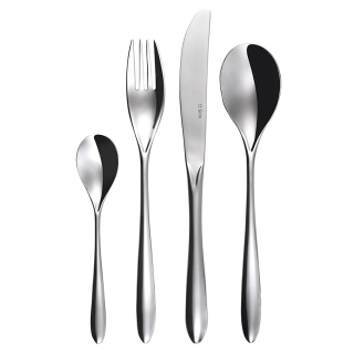 Lot de 6 Fourchettes de table en inox Valencia