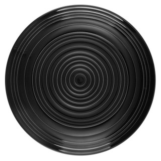 Lot de 6 assiettes plates Gaya Noires - D 23 cm