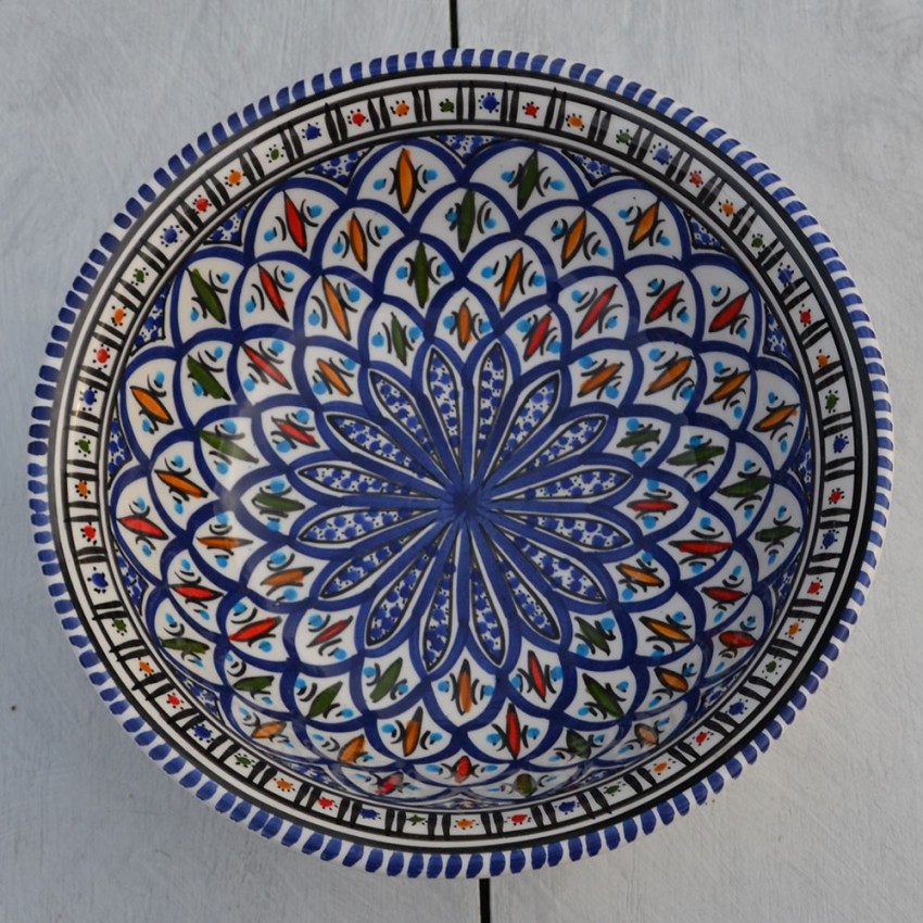 Saladier Bakir bleu - D 30 cm