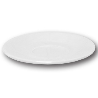 Service à café grandes tasses 6 personnes porcelaine blanche - Roma