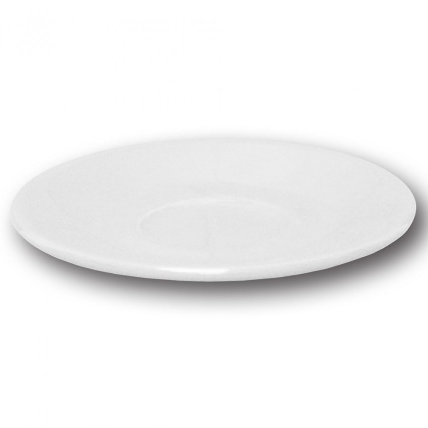 Service à café grandes tasses 2 personnes porcelaine blanche - Roma