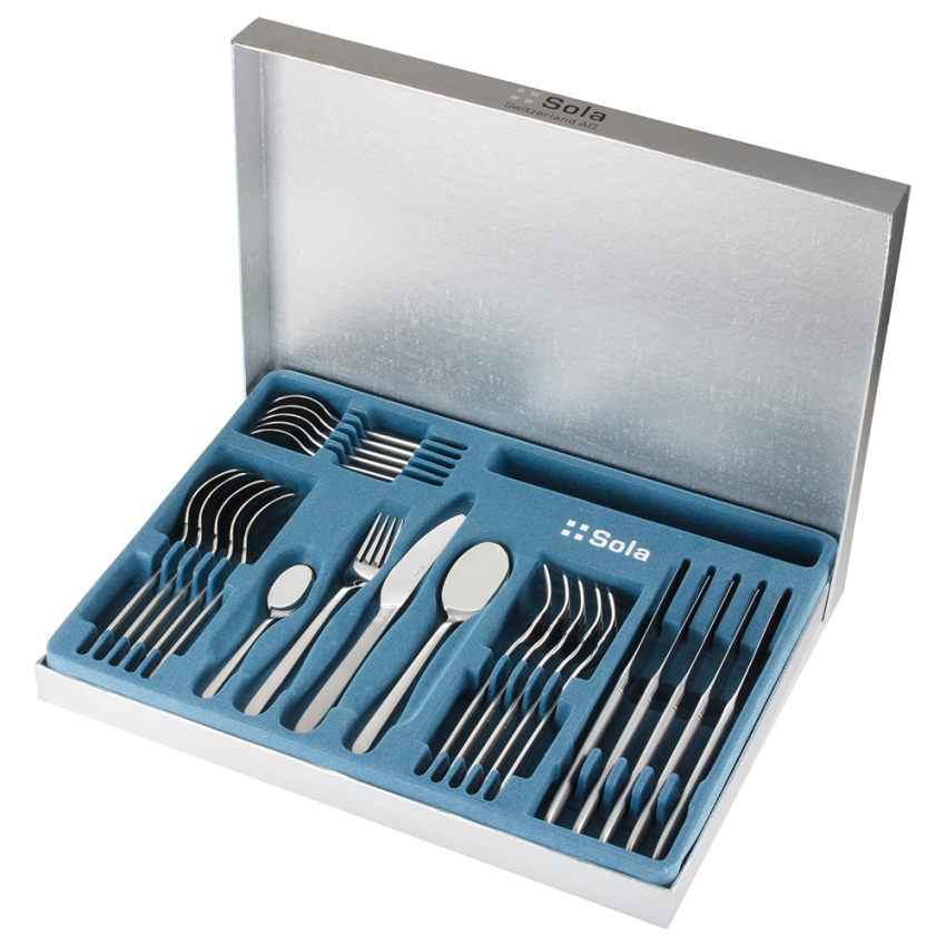 Ménagère 6 personnes 24 pièces en inox Porto