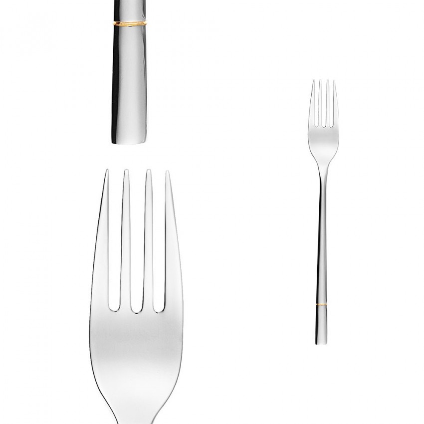 Ménagère 6 personnes en inox 24 pièces Luxus