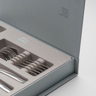 Couverts à gâteau Alpha Satin x 6 - Coffret