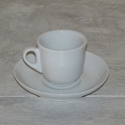 Service à café Clara 2 personnes porcelaine blanche 2