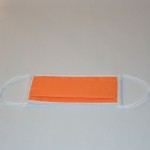 Masque en tissu aux normes UNS1 orange clair