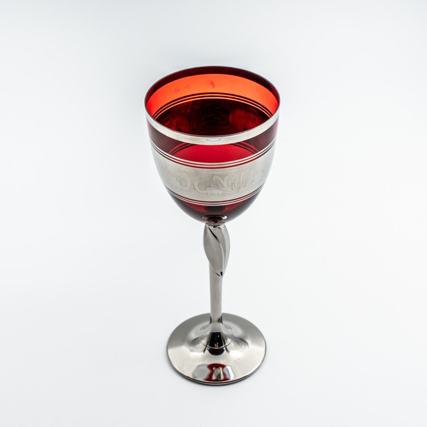 Verres à pied Anissa Rouge 25 cl x 2 - Coffret