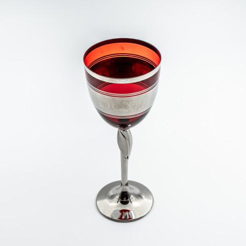 Verres à pied Anissa Rouge 25 cl x 2 - Coffret