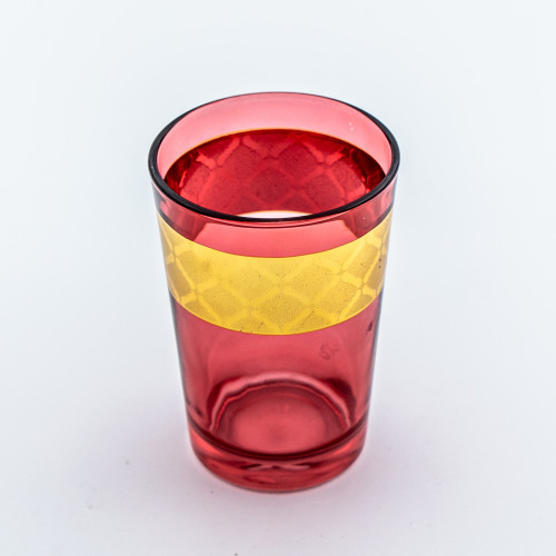 Verres à thé rouge Naël 20 cl x 6 - Coffret