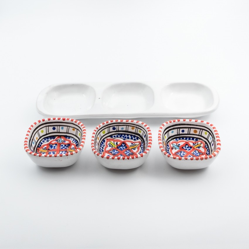 Service apéro tri-bols Anis Rouge