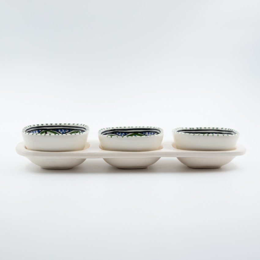 Service apéro tri-bols Bakir Vert