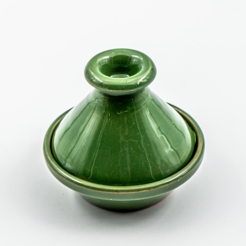 Mini tajine Uni Vert foncé - D 9 cm 2