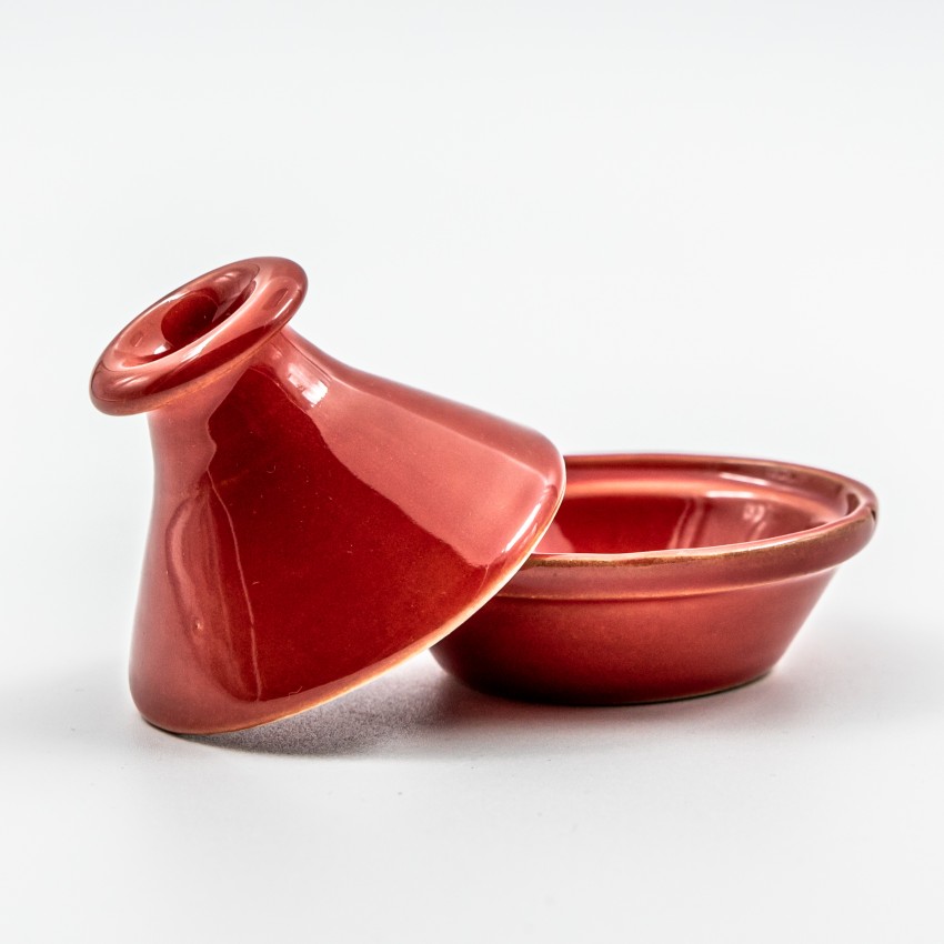 Mini tajine Uni Rouge - D 9 cm