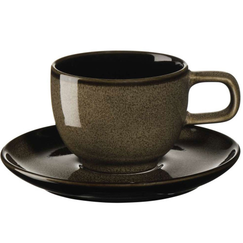 Grande Tasse avec soucoupe 1 personne Verte Kolibri Chestnut