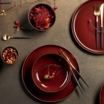 Assiette plate - D 26.5 cm Rouge - Kolibri Rusty Red