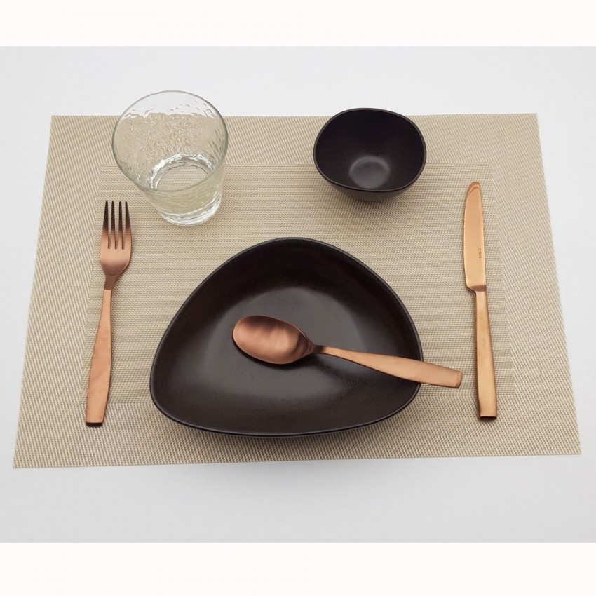 Set de table Bordé Sable Métallique