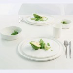 Assiette à dessert porcelaine blanche - L 21 cm - Oco