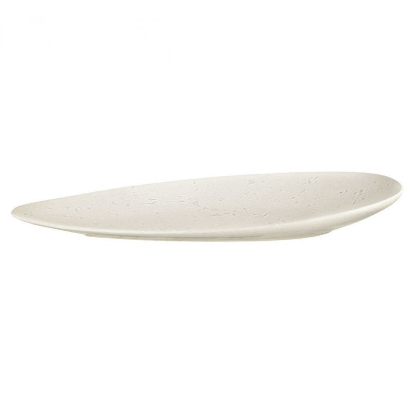 Plat Ovale Cuba Crème - L 40 cm