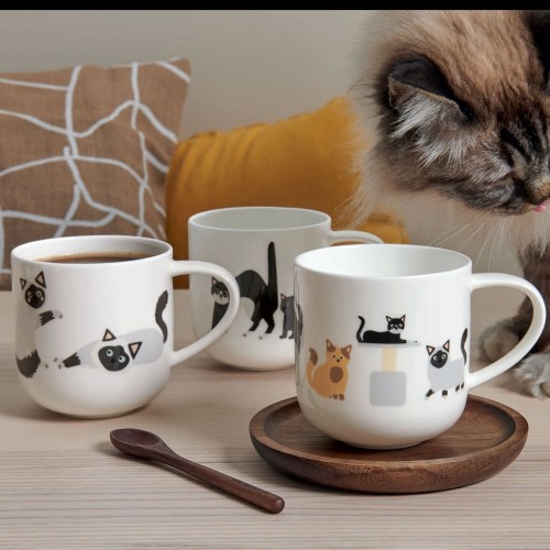 Mug Surprised Cats 40 cL