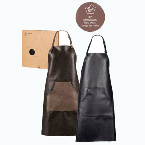 Tablier de cuisine en cuir Marron
