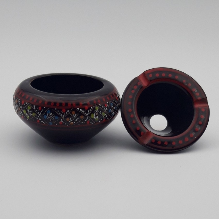 Cendrier Marrakech noir- Petit modèle